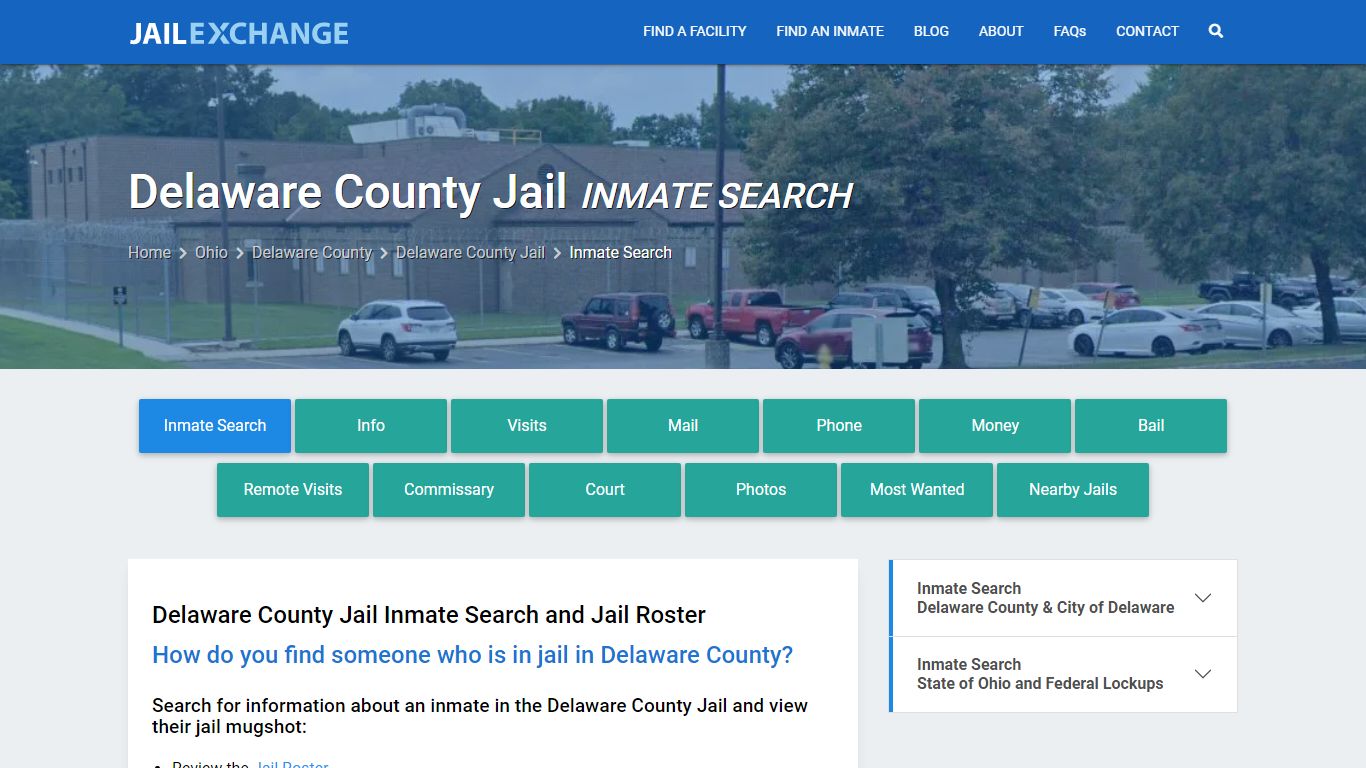 Inmate Search: Roster & Mugshots - Delaware County Jail, OH